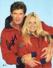DAVID HASSELHOFF SIGNED 11X14 BAYWATCH AUTHENTIC AUTOGRAPH BECKETT COA