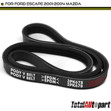 26.8" Water Pump Serpentine Belt for Ford Escape Contour Mystique Sable Mazda