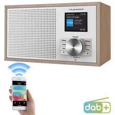 VR-Radio Digitales DAB+-Radio, 2,4"/6,1-cm-Farbdisplay, Bluetooth, Holzgehäuse