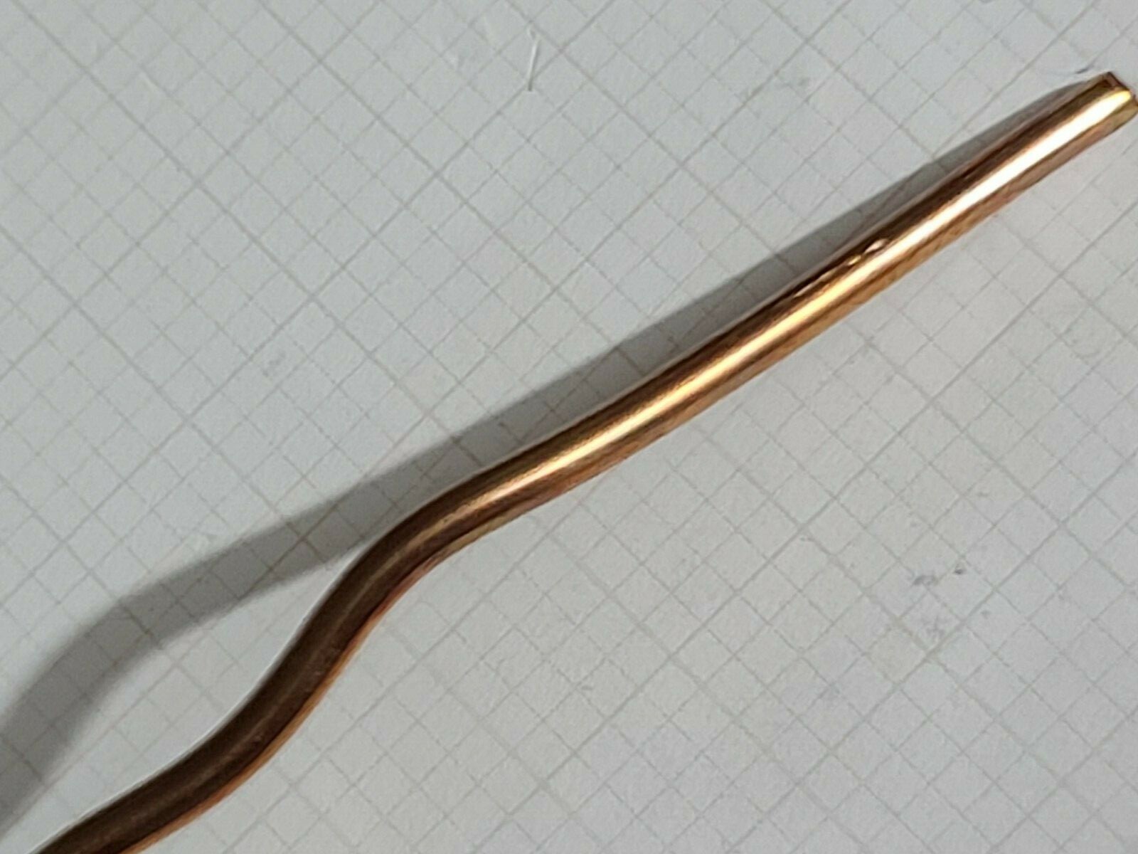 Nehring #6awg Solid Bare Copper Un-insulated Grounding/Bonding Wire /25ft