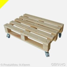 Transporthilfe kleine EUR Palette 40 x 60 cm Deko Holz Palette Pflanzenständer