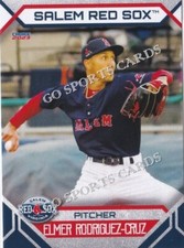 2023 Salem Red Sox Elmer Rodriguez Cruz RC Rookie Boston Minor League PR