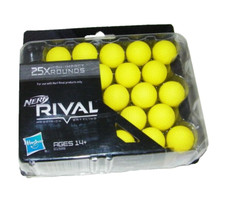 Nerf Rival Official Refill Rounds Precision Battling 25X High Impact Yellow Ball