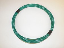 AUTOMOTIVE WIRE 18 GAUGE HIGH TEMP GXL 25 FEET GREEN/WHITE MOTORCYCLE CAR TRUCK