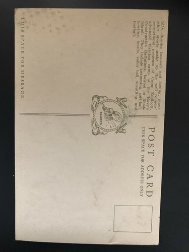 Postal De Colección DEPORTES DISFRUTADOS POR SEABEES Campamento Endicott - 1658 Boxeo Béisbol - Imagen 2 de 2