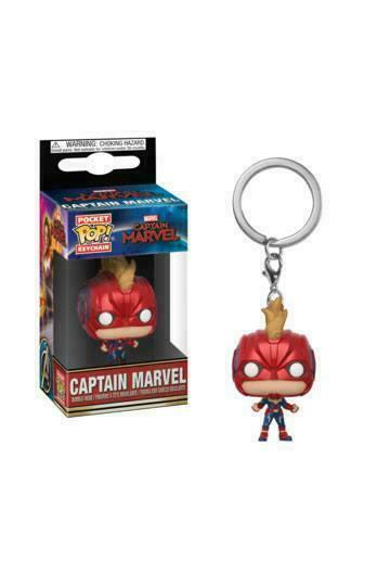 captain marvel pop keychain