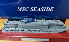 *MSC SEASIDE* Model statku wycieczkowego, z kolekcji, lity metal z oryginalnym opakowaniem