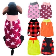 Pet Dog Fleece Harness Vest Shirt Puppy Warm Jumper Sweater Coat Jacket Appar 
