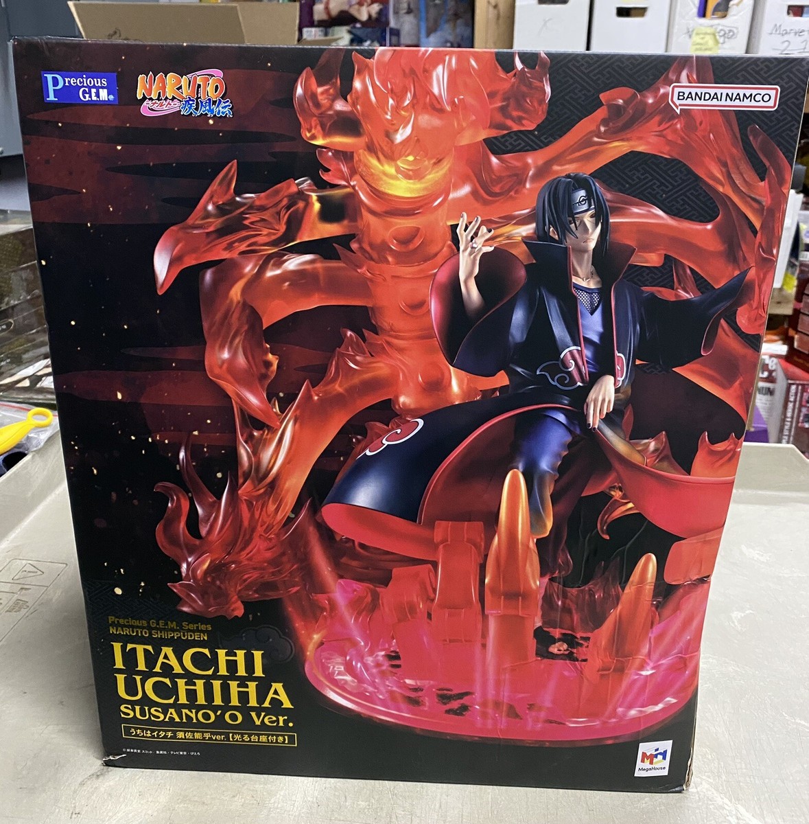 MegaHouse Precious Gem Ser Naruto Itachi Uchiha Susano PVC Figure