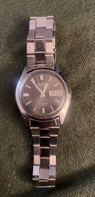 Seiko Automatic 17 Jewels Men's Day Date 7009-8040 Vtg Watch