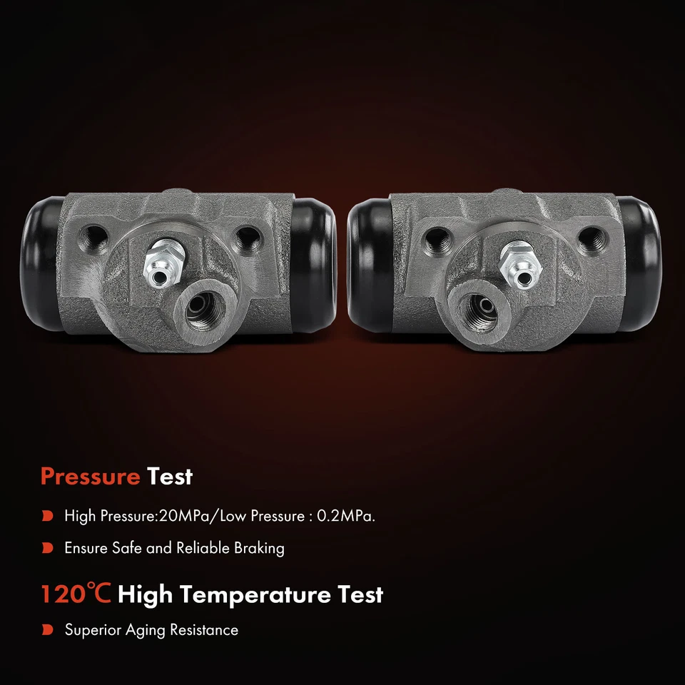 Cilindros de rueda de freno de tambor trasero izquierdo y derecho 2 piezas para Ford F-250 1995-1998 Foto 4 de 4