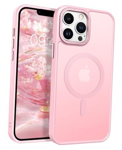 for iPhone 13 Pro Max Phone Case,iPhone 13 Pro Max Magnetic Case Tender Pink