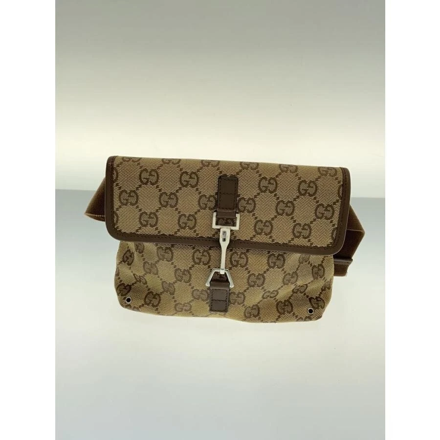 Sac à bandoulière GUCCI toile beige marron 92543