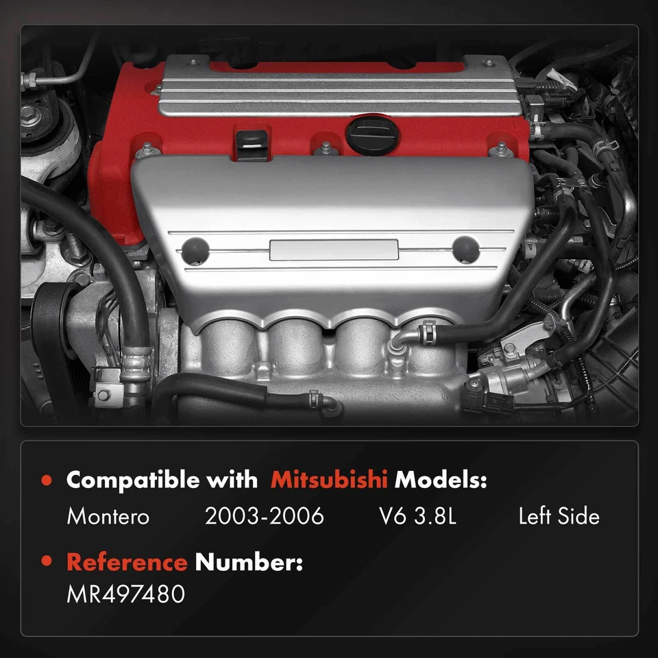 Coletor de escape esquerdo para Mitsubishi Montero 2003-2006 3,8L naturalmente aspirado - Imagem 2 de 4