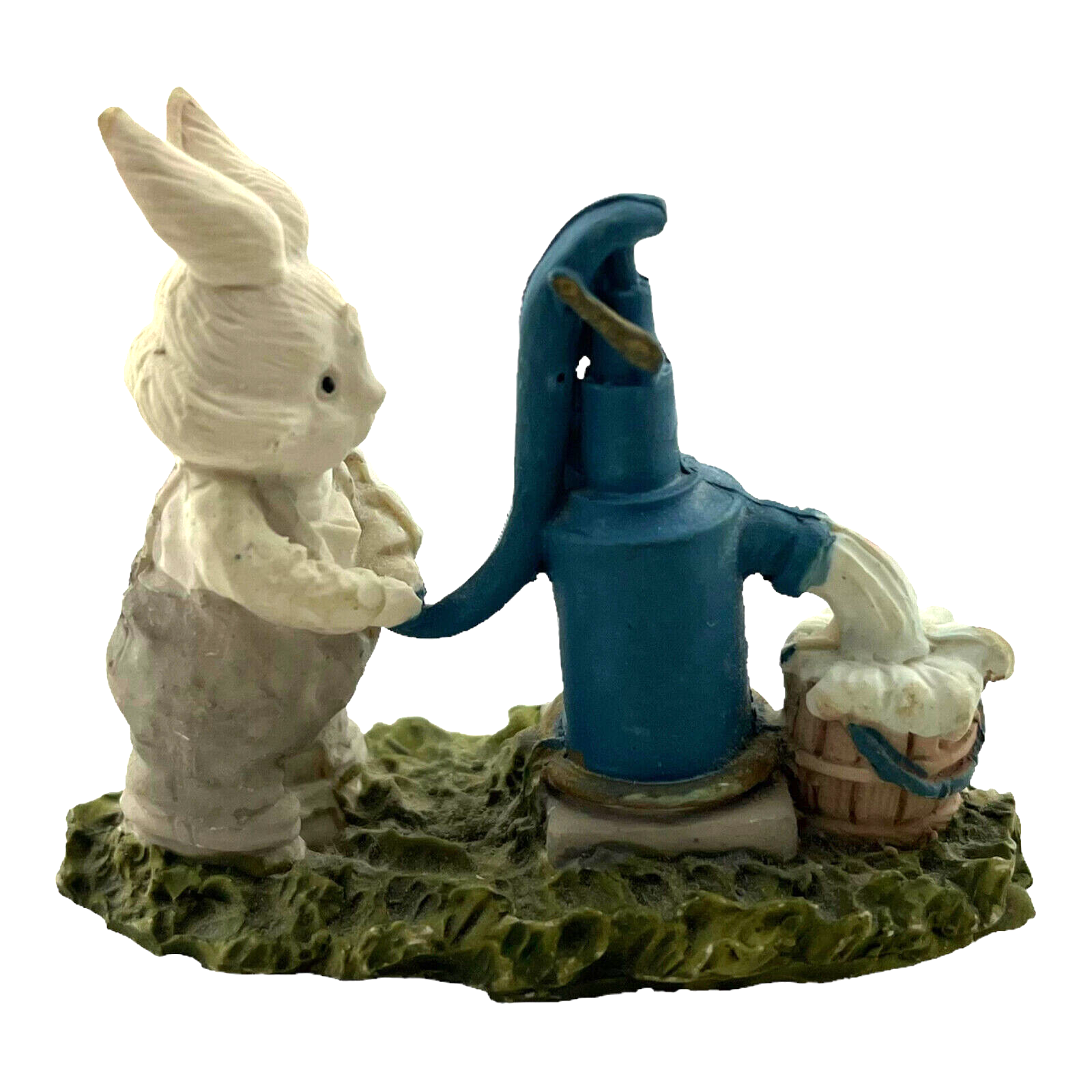 Bunny Rabbit Anthropomorphic Pumping Water 2.5 Inch Figurine