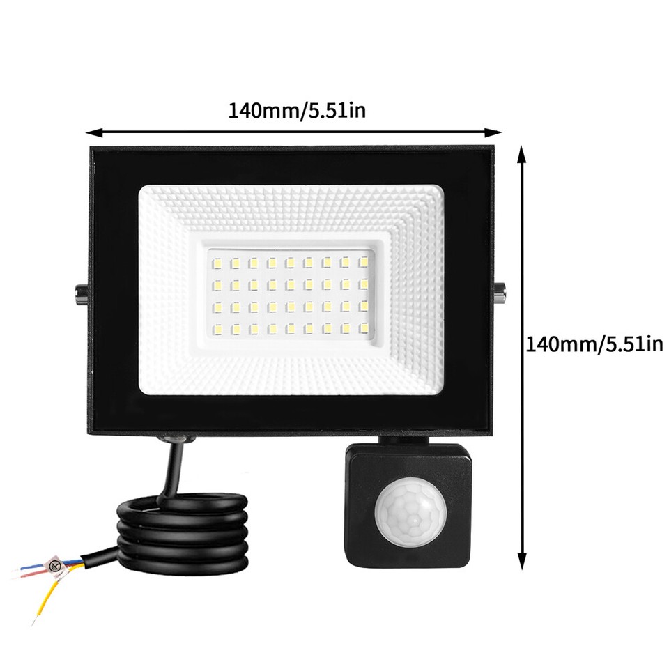 LED Floodlight Outside Light Security Flood Lights Outdoor Garden Lamp