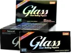 Glass  Rolling Papers All Natural King Size Clear per Pack Price USA Shipped