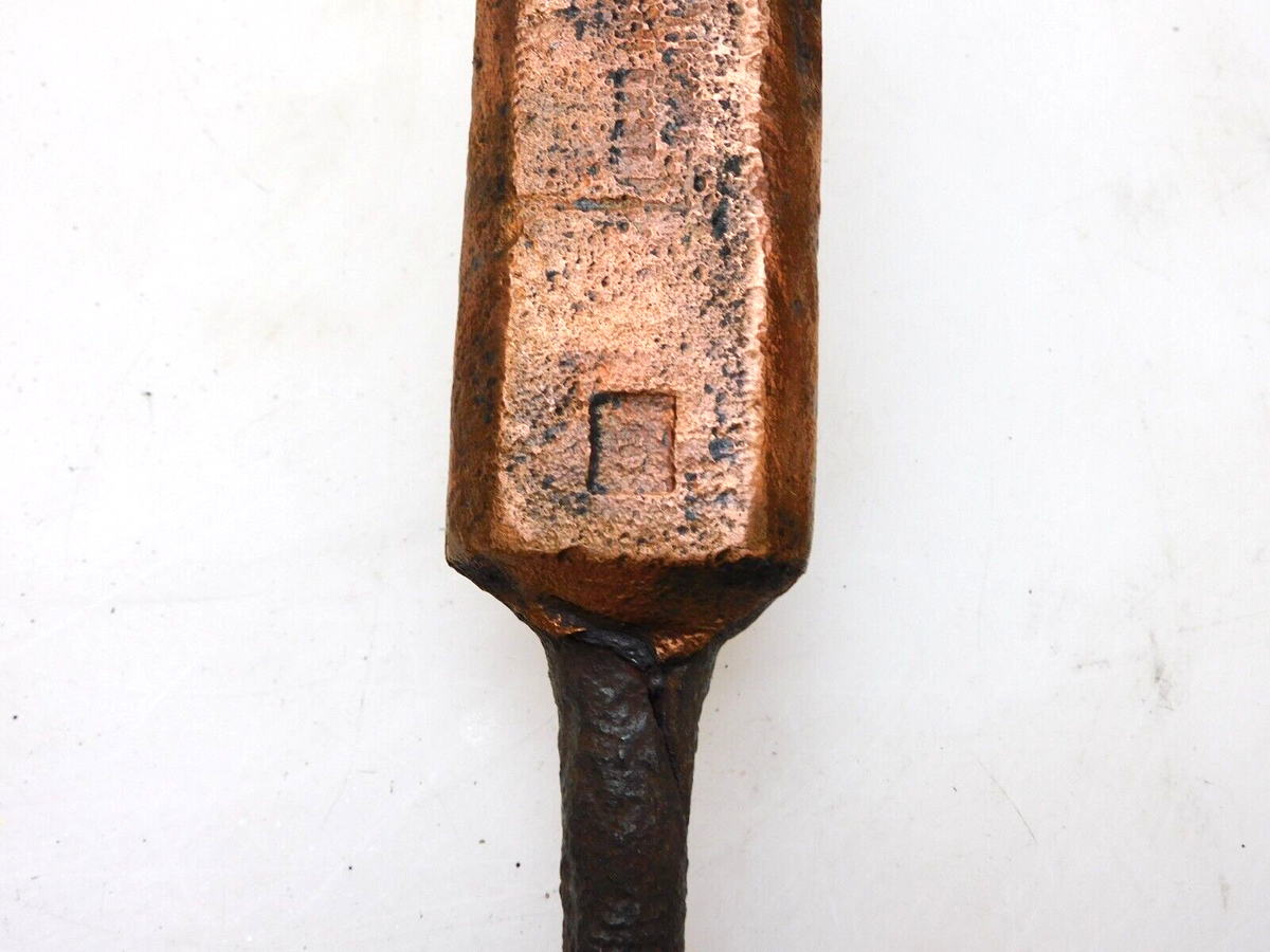 NO NAME LARGE VINTAGE COPPER SOLDERING IRON No.8 ARROW NO NAME LARGE VINTAGE COPPER SOLDERING IRON No.8 ARROW
