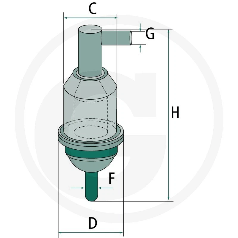 Kraftstofffilter Leitungsfilter Dieselfilter Filter Traktor Schlepper für Unimog - Bild 2 von 2