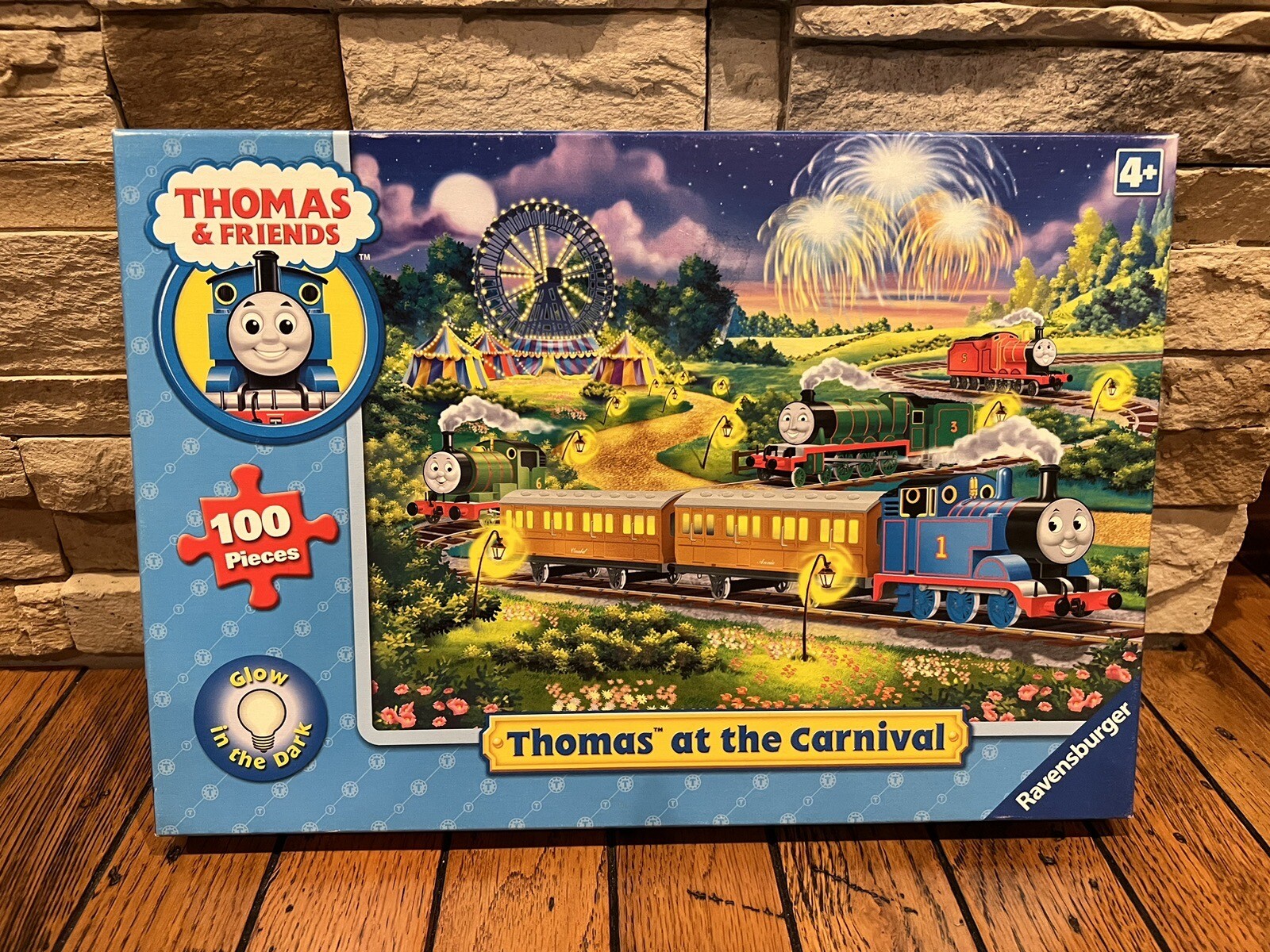 Ravensburger Thomas & Friends Thomas at The Carnival 100-Piece Glow Puzzle