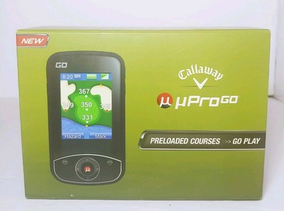 Callaway Upro Go Mx Golf Gps 5909254 Preloaded Courses Go Play - New (Unopened) | eBay