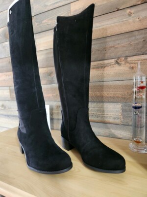 Marc Fisher INCEPT wide calf Black Multi Suede