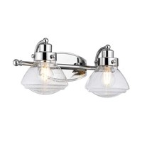 Wandlampe Badezimmerleuchte Wandleuchte Spiegellampe IP44 Chrome 2-Flammig