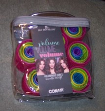 Lot 31 Conair Self Grip Voluminous Curls Self-Grip Hair Rollers Assorted Sizes