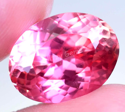 Natürlich Makellos Zweifarbig Saphir 9.80 Karat Oval Zertifiziert Lose Edelstein