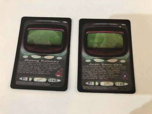 2x Set: 1999 SKYBOX THUNDER DIAL 1 MANNY RAMIREZ & Juan Gonzalez SP 1:300 Packungen - Bild 2 von 2