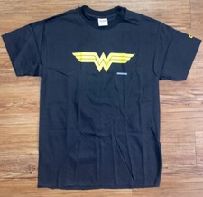 Rare Vintage Lg WONDER WOMAN DC Comics 1996 GRAPHITTI Tee T- Shirt Promo Anime