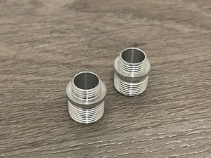 WE-Tech 11mm+ to 14mm- Barrel Extension Adapters (x2) for WE GBB Airsoft Parts