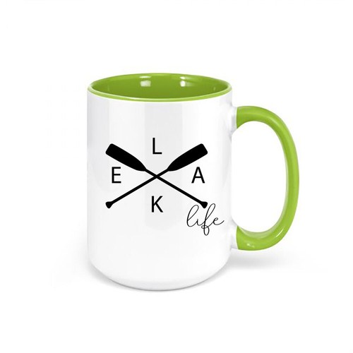 BOATING AND FISHING COFFEE MUG, LAKE LIFE, Vacation, Water Sports, Summertime - Foto 12 di 12