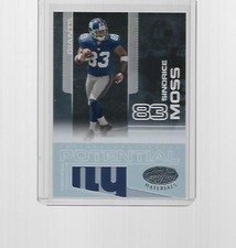 2007 LEAF CERTIFIED FOOTBALL CERTIFIED POTENTIAL SINORICE MOSS #CP-10