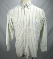 Chaps Ralph Lauren Long Sleeve Button-down Dress Shirt Mens XL 17-17.5 34/35 Top
