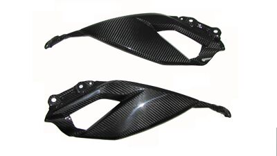 Protections Réservoir En Fibre De Carbone Pour Suzuki GSX-S 750 - Pièces Latérales - Marque MH Carbon - Neuf Sous Emballage