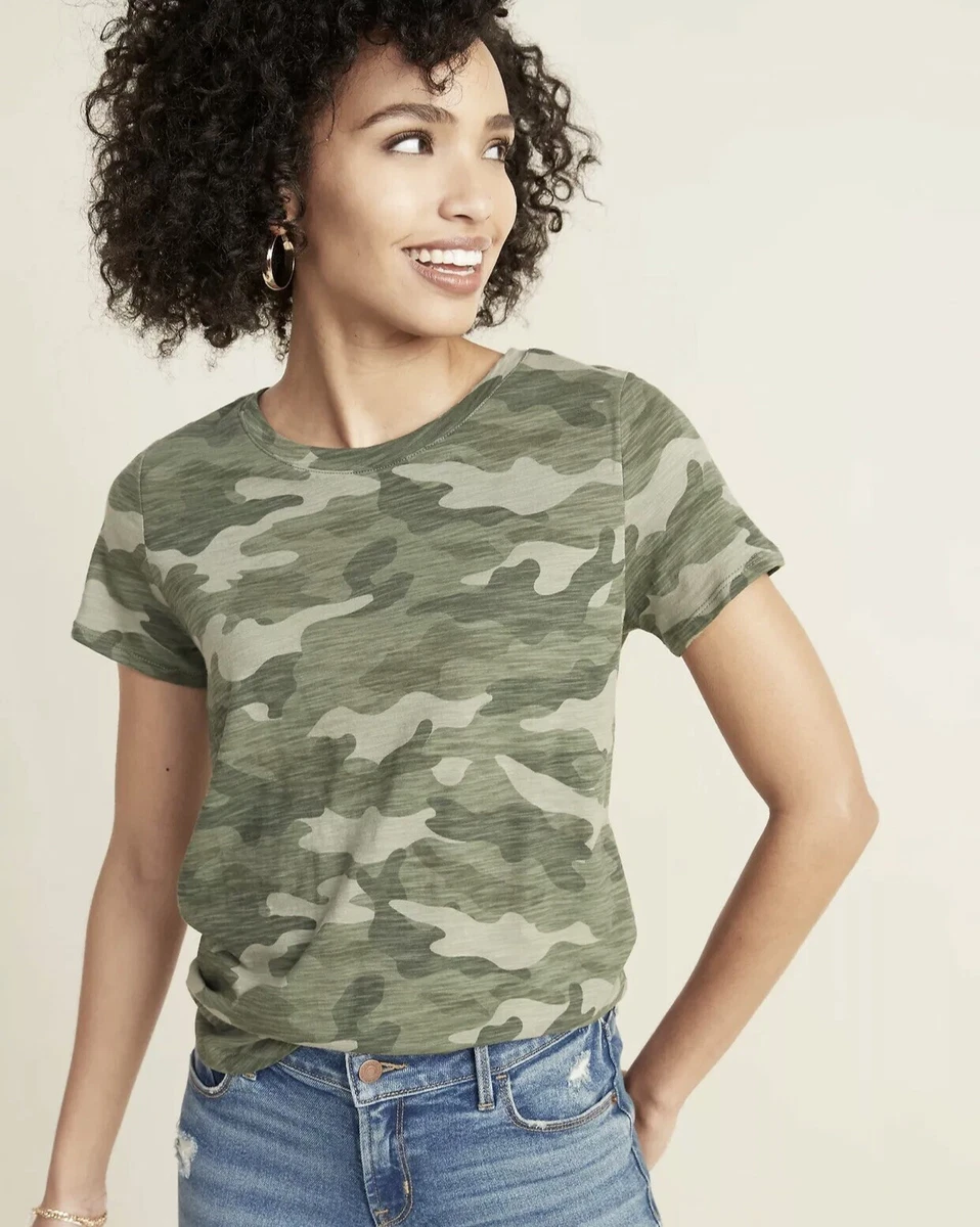 slub knit crew neck t shirt