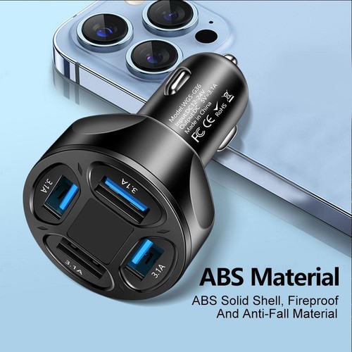 Schnelles Auto Ladegerät 4USB Ports Universal Socket Adapter for iphone - Bild 11 von 14