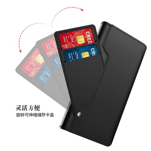 For Samsung Galaxy S24 Ultra S24Plus Case Cover Fashion Leather Mirror Card Slot - 第 3/9 張圖片