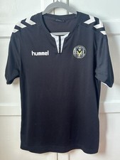Maillot homme Newport County 2021 2022 noir blanc football Hummel grand maillot