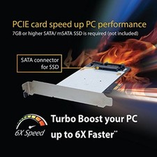 Dyconn PCIE Hybridcard to boost PC Comp Performance SSD required/Not Included