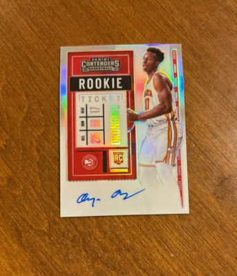 Onyeka Okongwu 2020-21 Contenders Rookie Ticket Prizm Variation Auto Hawks RC