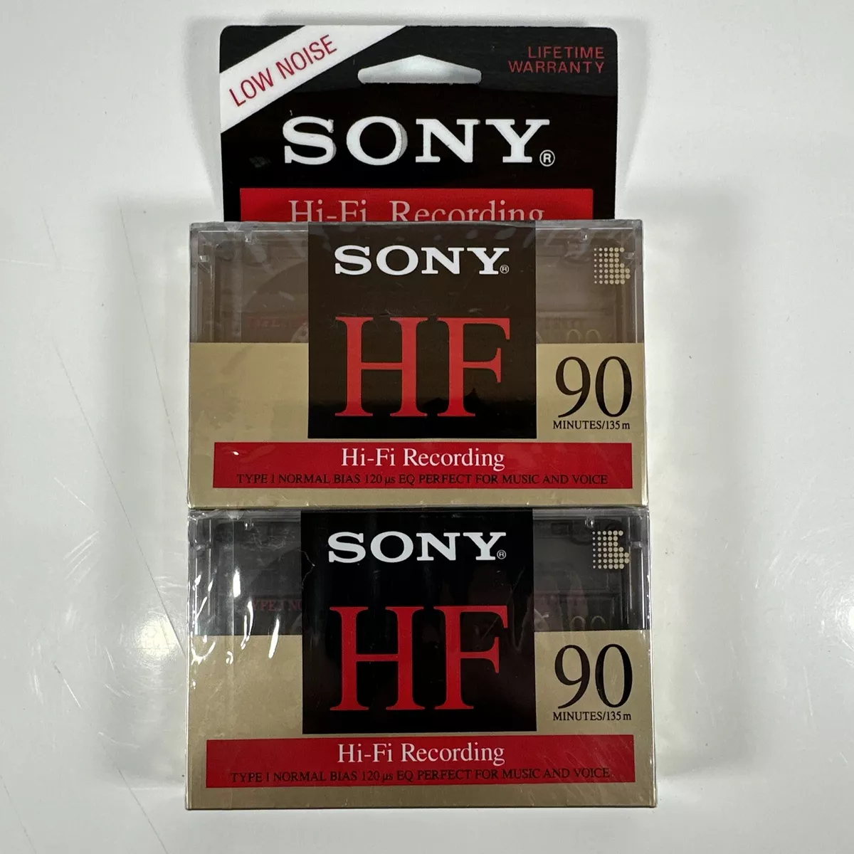 Sony HF 90 Normal Bias Blank Cassettes - 90-min ( 2PK BUNDLE