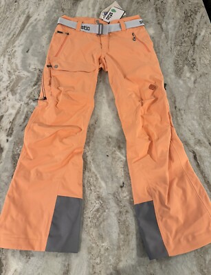 NWT Stio Womens  Environ Ski Snowboarding Pant Sz Small Cantaloupe Waterproof