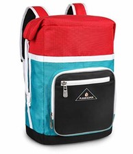 Ramhorn 15.6" Backpack Daypack Light Weight And Packable Black Red Turqoise NEW