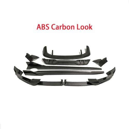 ABS Carbon Look Auto Body Kits Front Rear Lip for BMW X5 G05 LCI M Sport 2023+ - Foto 2 di 6