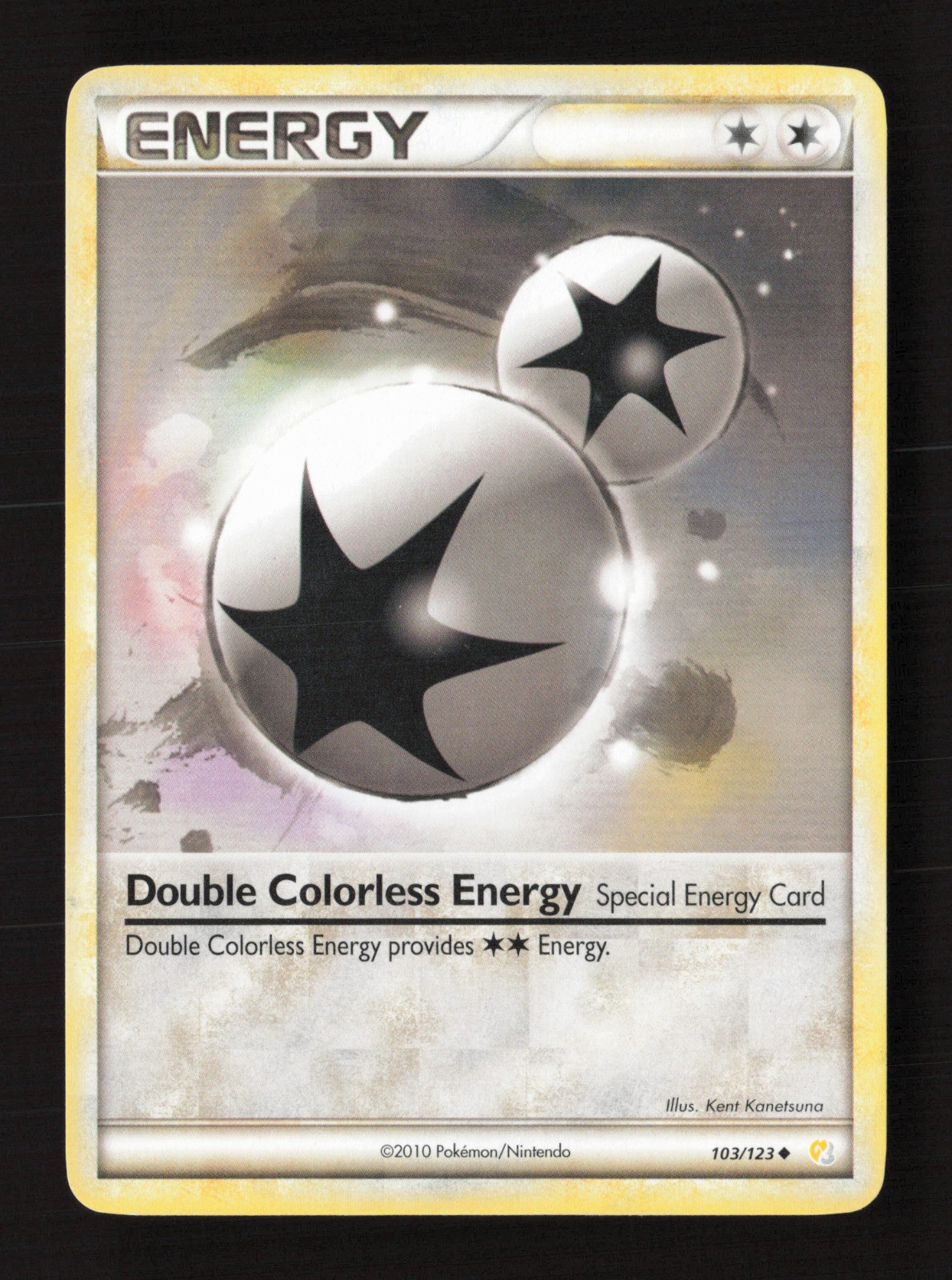 Double Colorless Energy 103/123 HeartGold SoulSilver MP Pokémon TCG