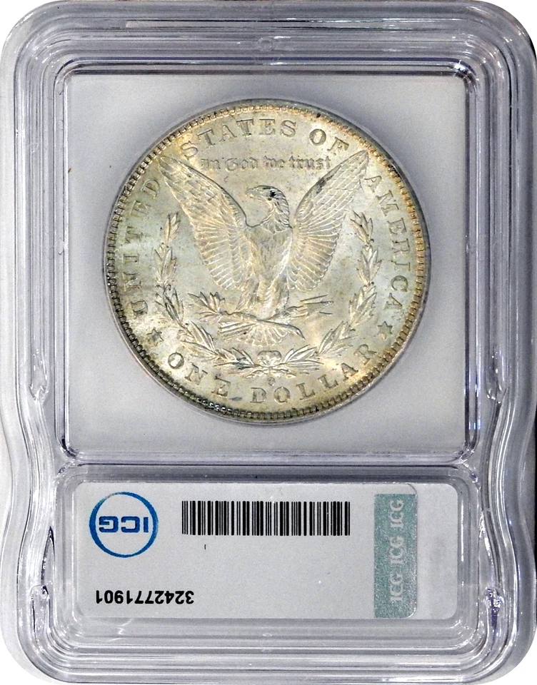1902-O Morgan S$1 Silver $1 Dollar ICG MS65 Gem Uncirculated - Image 3 of 3