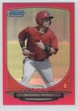 2013 Bowman Chrome Prospects Magenta Refractor 29/35 Michael Perez #BCP197 4l3