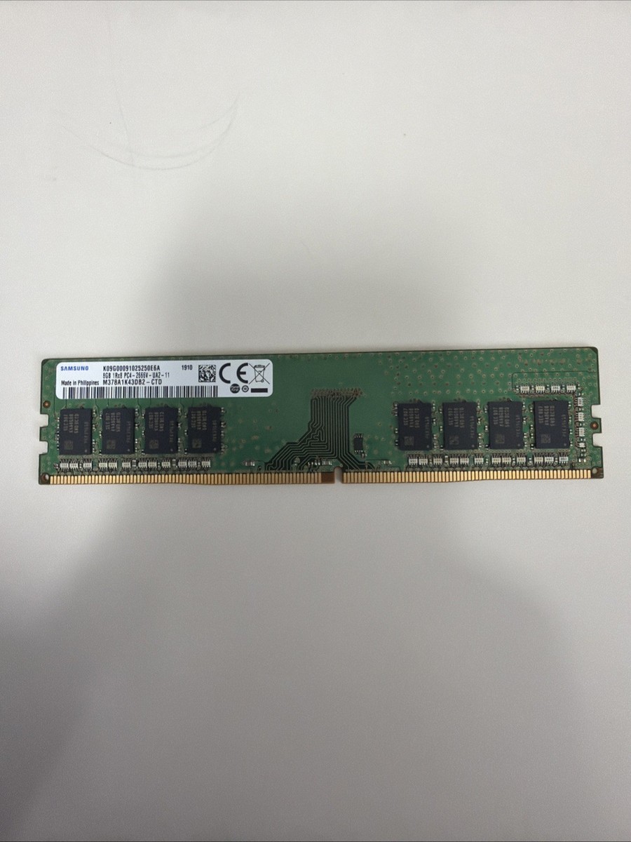 SAMSUNG 1R×8 PC4-2666V-UA2-11 8GB Samsung 8GB 1Rx8 PC4-2666V-UA2-11 DDR4 Desktop Memory Single RAM